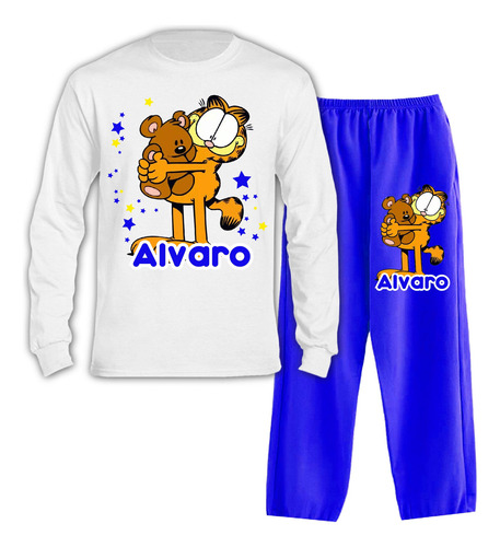 Pijama Largo Sprunki Niños Algodón Personalizado