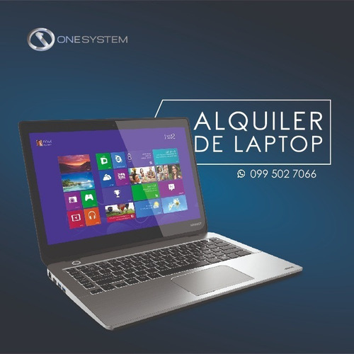 Alquiler Computadoras Tablets Laptops Pantallas Led