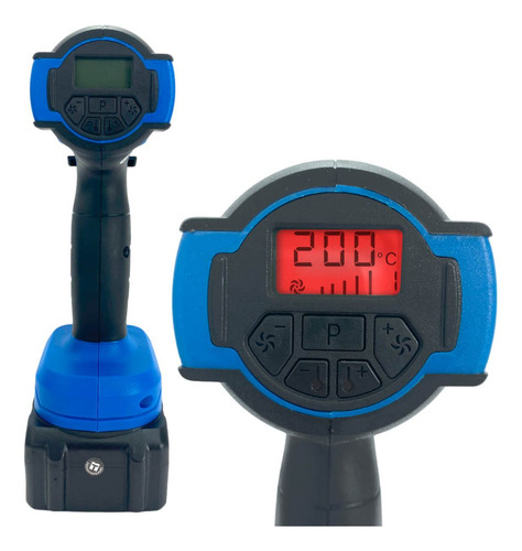 Soprador Térmico Profissional Display 5 Ajuste De Velocidade