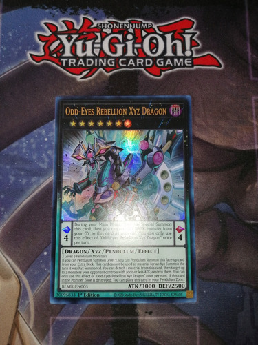 Odd Eyes Rebellion Xyz Dragon Yu-gi-oh! Original Konami