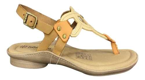 Sandalia Feminina Conforto Salto Baixo New Face