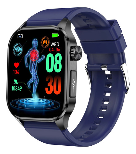 Reloj Inteligente Smartwatch Grado Medico Test Ecg Glucosa