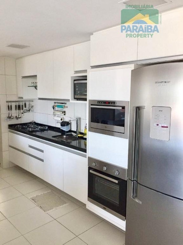 Imagem 6 de 15 de Apartamento Mobiliado À Venda - Praia De Areia Dourada - Cabedelo - Pb - Ap1187