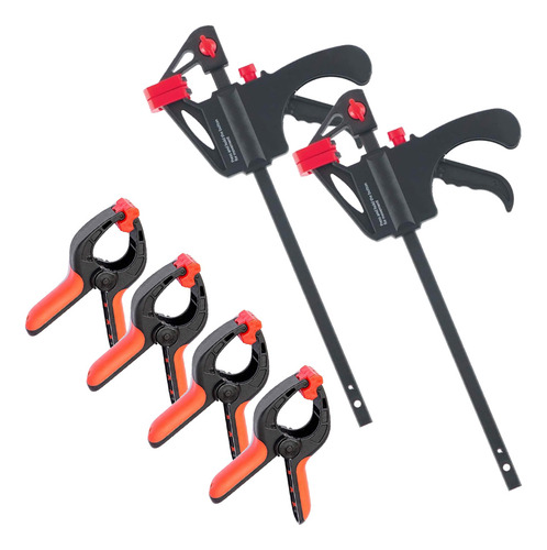 Kit Grampos Sargento Multifuncional Marceneiro Aperto Rápido
