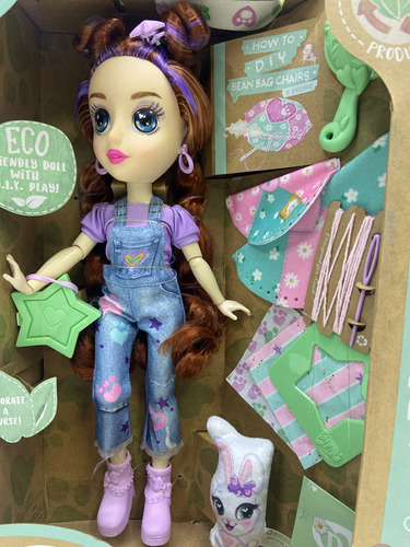 Bekind Muñeca Ecodoll Ecológica Daisy Con Juego De Bricolaje