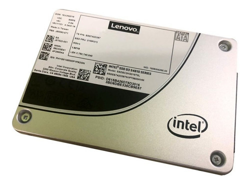 Disco Rigido Lenovo 960g Sata 6g 3.5 Ssd 4xb7a13641 Color Gris