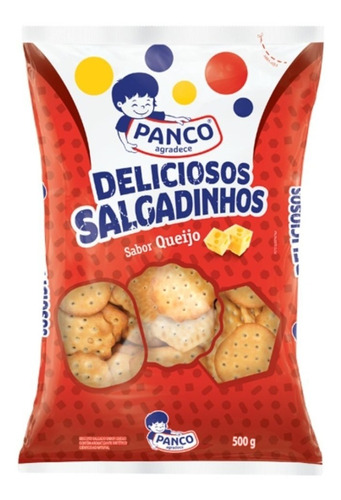 Biscoito Salgadinho Queijo Panco Pacote 500g