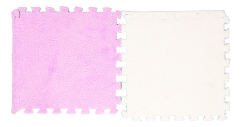 Alfombrilla De Felpa Gruesa Entrelazada, 10 Unidades, Espuma