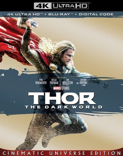 Blu Ray 4k Ultra Hd Thor Dark World Marvel Dc Original 