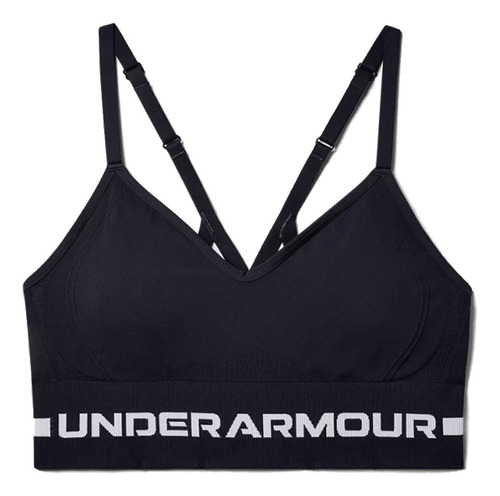 Top Under Armour Seamless Low Long Negro
