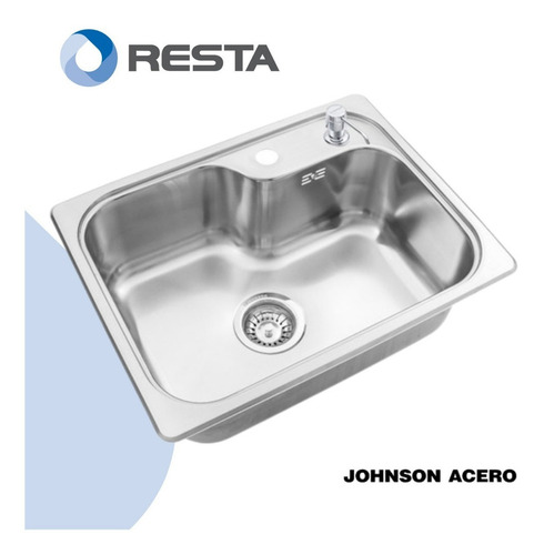 Bacha Johnson pileta cocina SI55 A Luxor