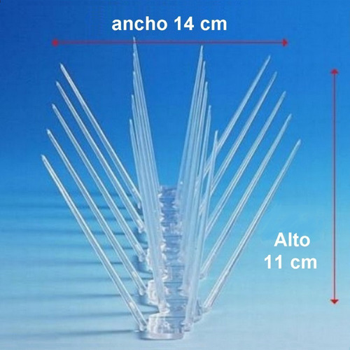 10 Metros Pinches Puas Pinchos Ahuyentar Anti Paloma Pajaro - De Policarbonato Resiste Agua Y Sol