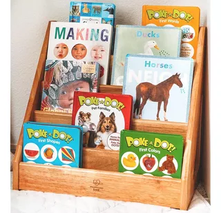 Montessori Bookshelf - Book Display Shelf For Toddler - Forw