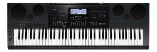 Teclado musical Casio WK-7600 76 teclas preto