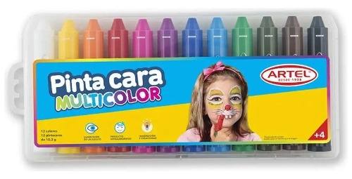 Pinta Caras 12 Colores Artel