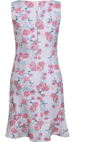 Vestido Tubinho Estampado Social Cl ssico Sarja Seiki 380276 R 149