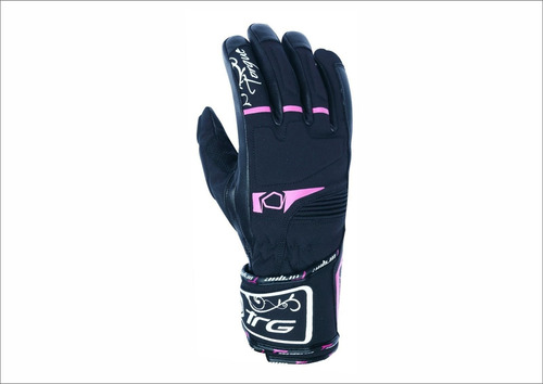 Guante Moto Puño Alto Proteccion Torque Velocity Color Rosa Chicle Talle 2xl