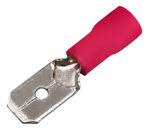 Terminal Macho Pré-isolado 0.5 A 1.5mm Vermelho - 100un