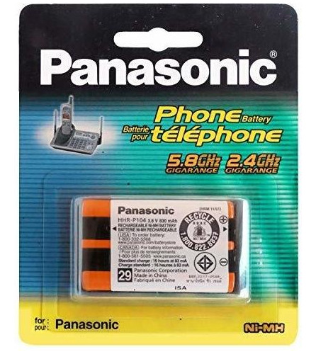 Teléfono Inalámbrico Panasonic Batería (hhr-p104a).