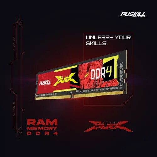 Memoria Puskill Killblade Para Jugadores De Escritorio Ddr4,