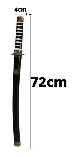 Imagen 2 de 9 de Espada Katana Japonesa Con Funda Disfraz Juguete