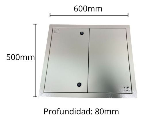 Caja Pau Terminación Embutido Red Ctr 600x500x80mm Con Placa