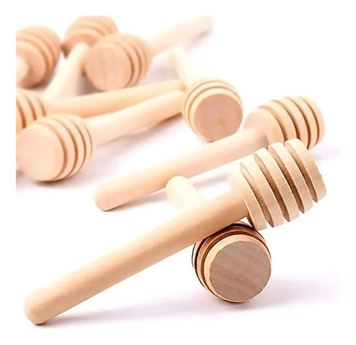 30 Cucharas De Madera Para Mezclar Miel