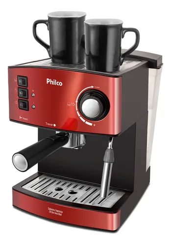 Cafeteira Expresso Philco 20 Bar Inox Red Pcf24 Cor Vermelho