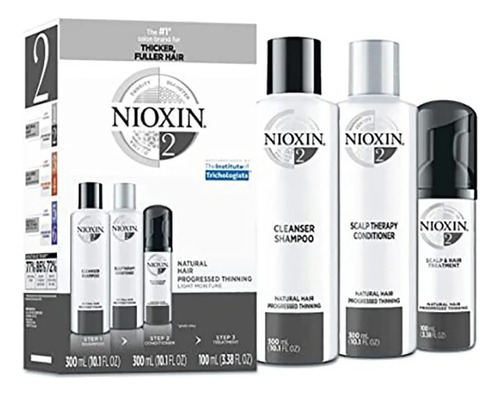 Nioxin 2 Tratamiento Anticaida Para Cabello Natural 300ml