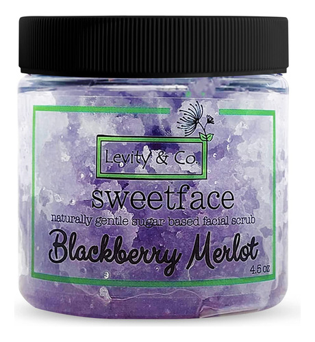 Levity & Co. Sweetface Facial Sugar Scrub. Tratamiento Antie