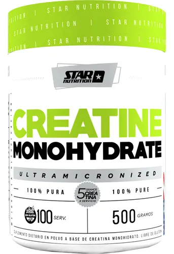 Suplemento Star Nutrition Ultramicronized Creatina Monohydrate de 500g - Polvo