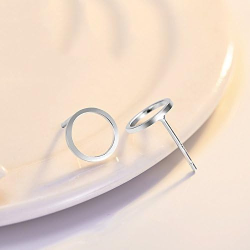 Pendientes De Tuerca Dorados Para Mujer, Pendientes Minimali