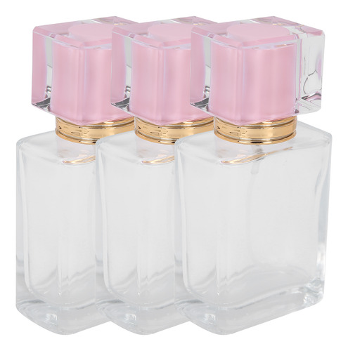 50 Ml De Perfume Recargable Botella De Vidrio Transparente