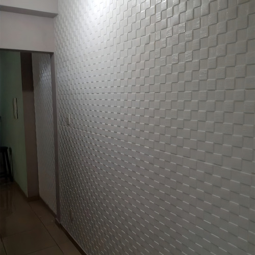 Panel: placa 3D, revestimiento autoadhesivo, 70 x 70, pared, techo, color, cubos