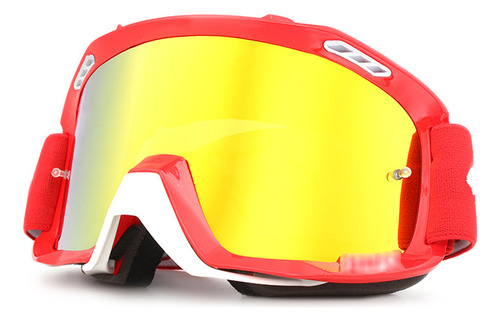 Gafas De Ciclismo M30, Color Rojo, Azul Y Transparente, Fox,