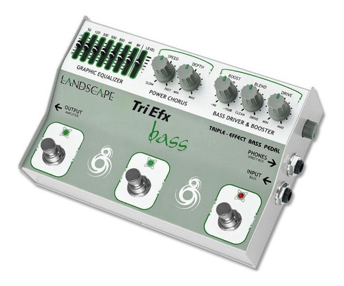 Pedal De Efeito Landscape Triefx Bass