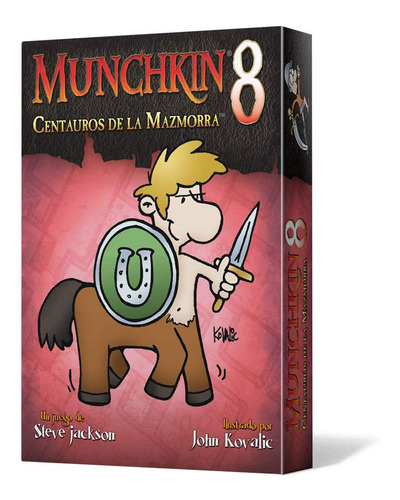 Munchkin 8  Centauros De La Mazmorra Juego De Mesa