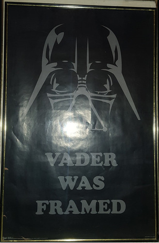 Star Wars: Cuadro Con Poster Darth Vader