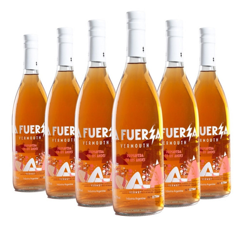 Aperitivo Vermouth La Fuerza Primavera Caja X 6 X 750ml.