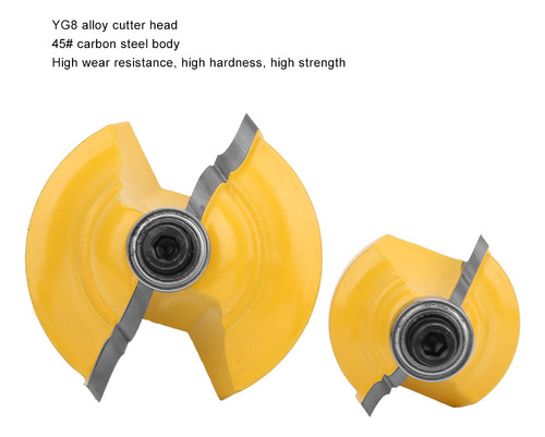 Broca Para Cortar Madera, 2 Piezas, Vástago De 8 Mm