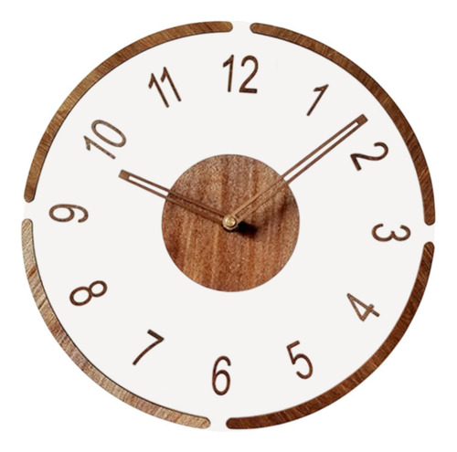 Reloj Colgante De Pared Fácil De Leer, 12 Números