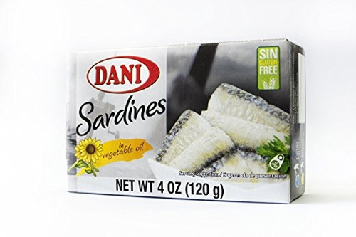 Dani Sardinas En Aceite Vegetal Canned 4 Oz (120 G)