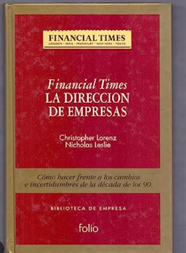Financial Times De Christopher Lorenz Nicolás Leslie