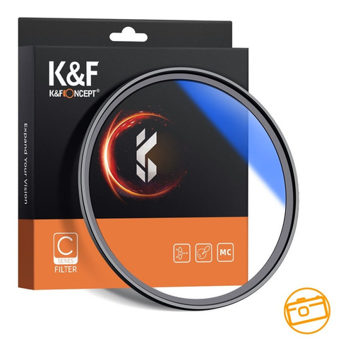 Filtro Ultravioleta K&f Concept 77mm Mcuv Blue Coat Slim