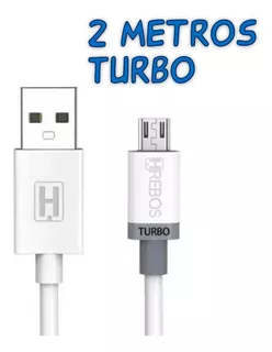 Cabo Carregador Turbo Para Samsung S6 S7 Edge S5 2 Metros