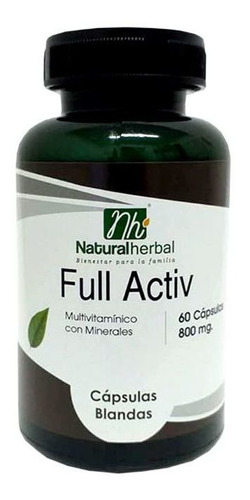 Full Activ -  60 Cápsulas 800 Mg.