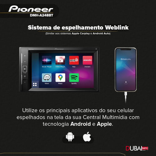 Central Multimidia Pioneer Fiat Idea E Adventure 2012 2013