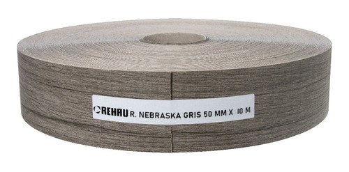 Tapacanto Rehau Roble Nebraska Gris 50mm X 10m C/ Cola Egger