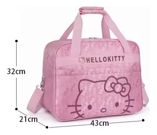 Bolsa Maleta De Hello Kitty, Bolso Grande Kitty