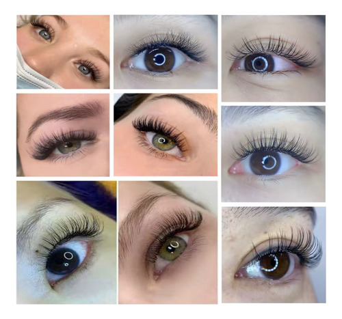 Cílios Nagaraku Volume Russo Fio A Fio 0.05 D Classico Lash Comprimento 1 Cm Cor Preto Espessura 0.05 Mm